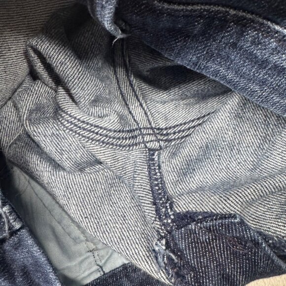 7 for All Mankind Flynt Dojo Style Gold Embroidered Pockets Bootcut Jeans 28 - Picture 13 of 16